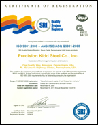 Precision Kidd ISO 9001:2000 Certified